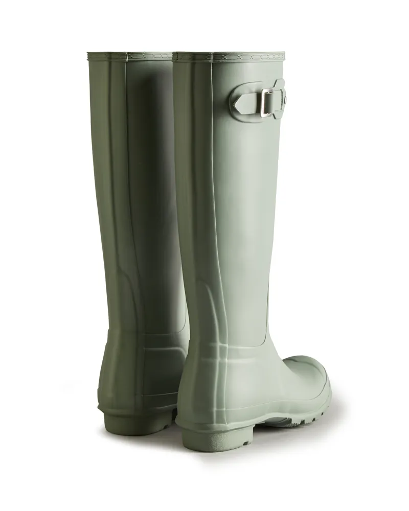 Hunter Ladies Original Tall Wellington in Sweet Gale Green-2